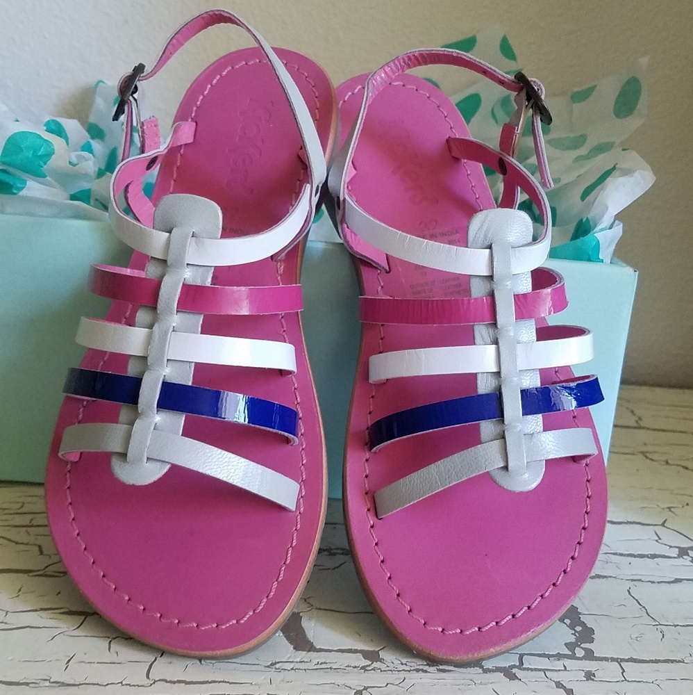 Kickers 32EUR - 1 Girl Size Leather Sandal NWOB!